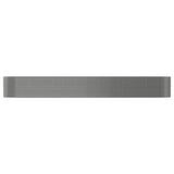 Garden Raised Bed Grey 554x100x68 cm Powder-Coated Steel