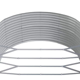 Garden Raised Bed Anthracite 212x140x68 cm Galvanised Steel