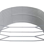 Garden Raised Bed Anthracite 212x140x68 cm Galvanised Steel