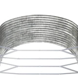Garden Raised Bed Silver 212x140x68 cm Galvanised Steel