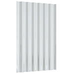 Roof Panels 36 pcs Galvanised Steel Grey 60x36 cm