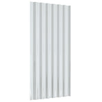 Roof Panels 36 pcs Galvanised Steel Grey 80x36 cm