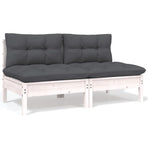 13 Piece Garden Lounge Set with Anthracite Cushions Pinewood