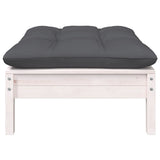 9 Piece Garden Lounge Set with Cushions Solid Pinewood - Close-Up Angle