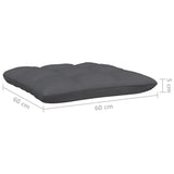 4 Piece Garden Lounge Set with Cushions Solid Pinewood - Close-Up Angle