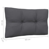4 Piece Garden Lounge Set with Cushions Solid Pinewood - Low Angle