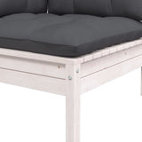 8 Piece Garden Lounge Set with Cushions Solid Pinewood