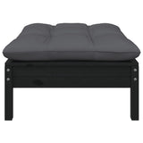 5 Piece Garden Lounge Set with Cushions Solid Pinewood - 45-Degree Angle