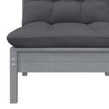 7 Piece Garden Lounge Set with Cushions Solid Pinewood