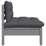7 Piece Garden Lounge Set with Cushions Solid Pinewood - Extra Image