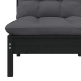 7 Piece Garden Lounge Set with Cushions Solid Pinewood