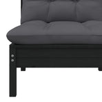 7 Piece Garden Lounge Set with Cushions Solid Pinewood