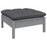 3 Piece Garden Lounge Set with Cushions Solid Wood Pine