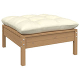 12 Piece Garden Lounge Set with Cushions Honey Brown Pinewood