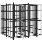 Outdoor Dog Kennel Steel 3,69 m²