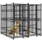 Outdoor Dog Kennel Steel 3,69 m²