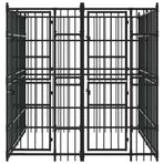 Outdoor Dog Kennel Steel 3,69 m²