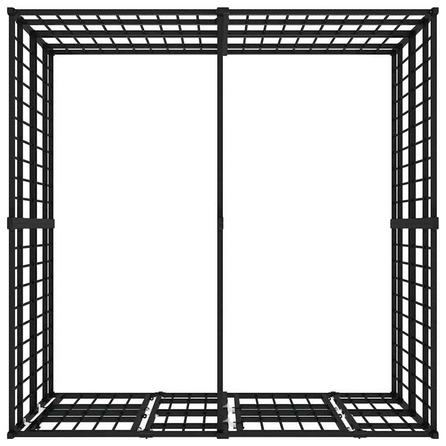 Outdoor Dog Kennel Steel 3,69 m²