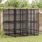 Outdoor Dog Kennel Steel 3,69 m²