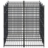 Outdoor Dog Kennel Steel 5.53 m?