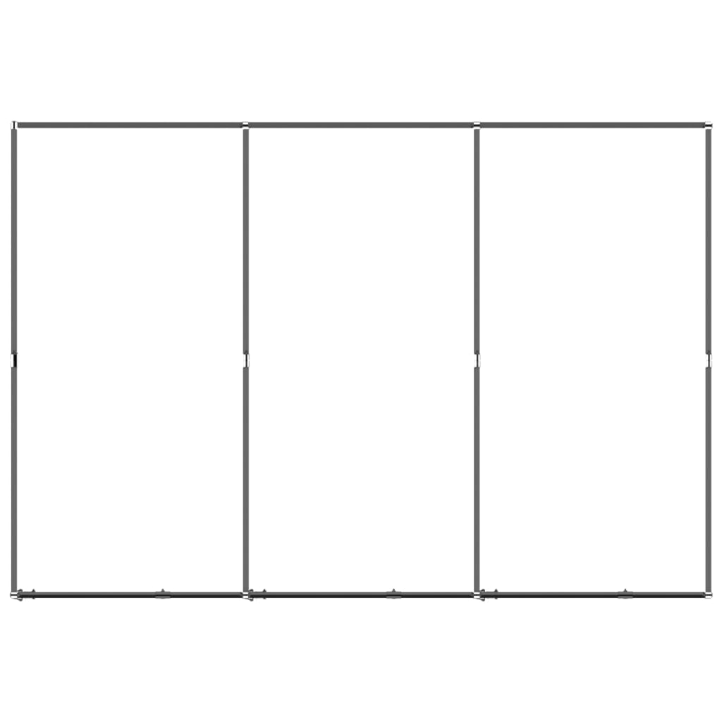 Outdoor Dog Kennel Steel 5.53 m?