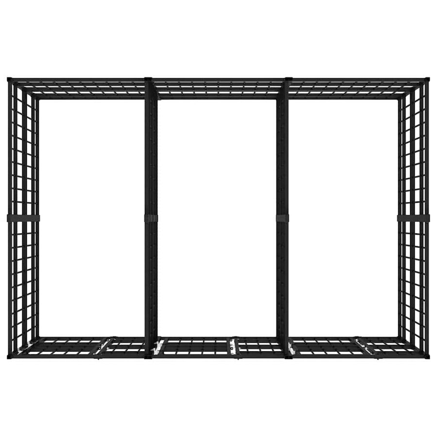Outdoor Dog Kennel Steel 5,53 m²