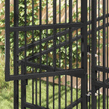 Outdoor Dog Kennel Steel 7.37 m?