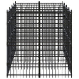 Outdoor Dog Kennel Steel 7.37 m?