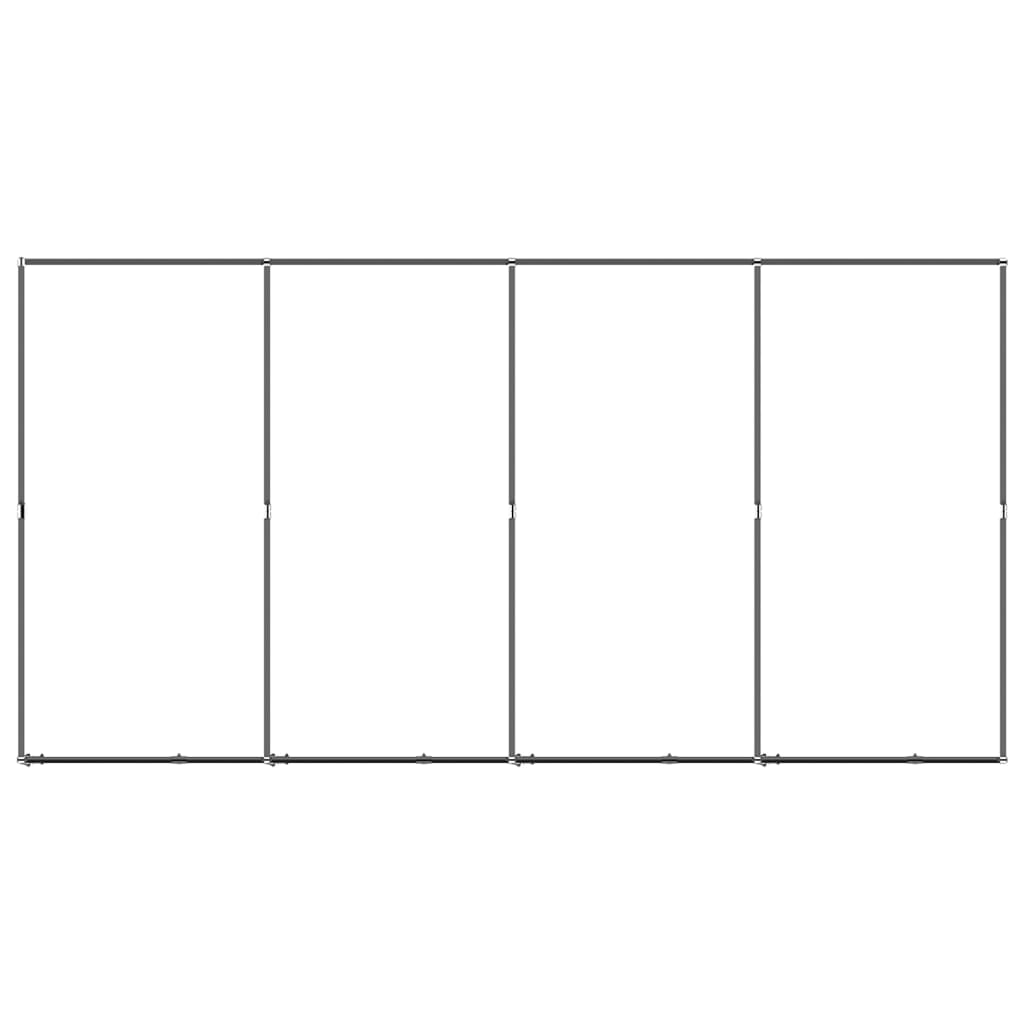 Outdoor Dog Kennel Steel 7.37 m²