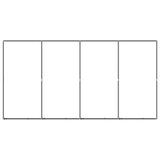 Outdoor Dog Kennel Steel 7.37 m² - Top-Down View