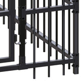 Outdoor Dog Kennel Steel 7.37 m? - Extra Image