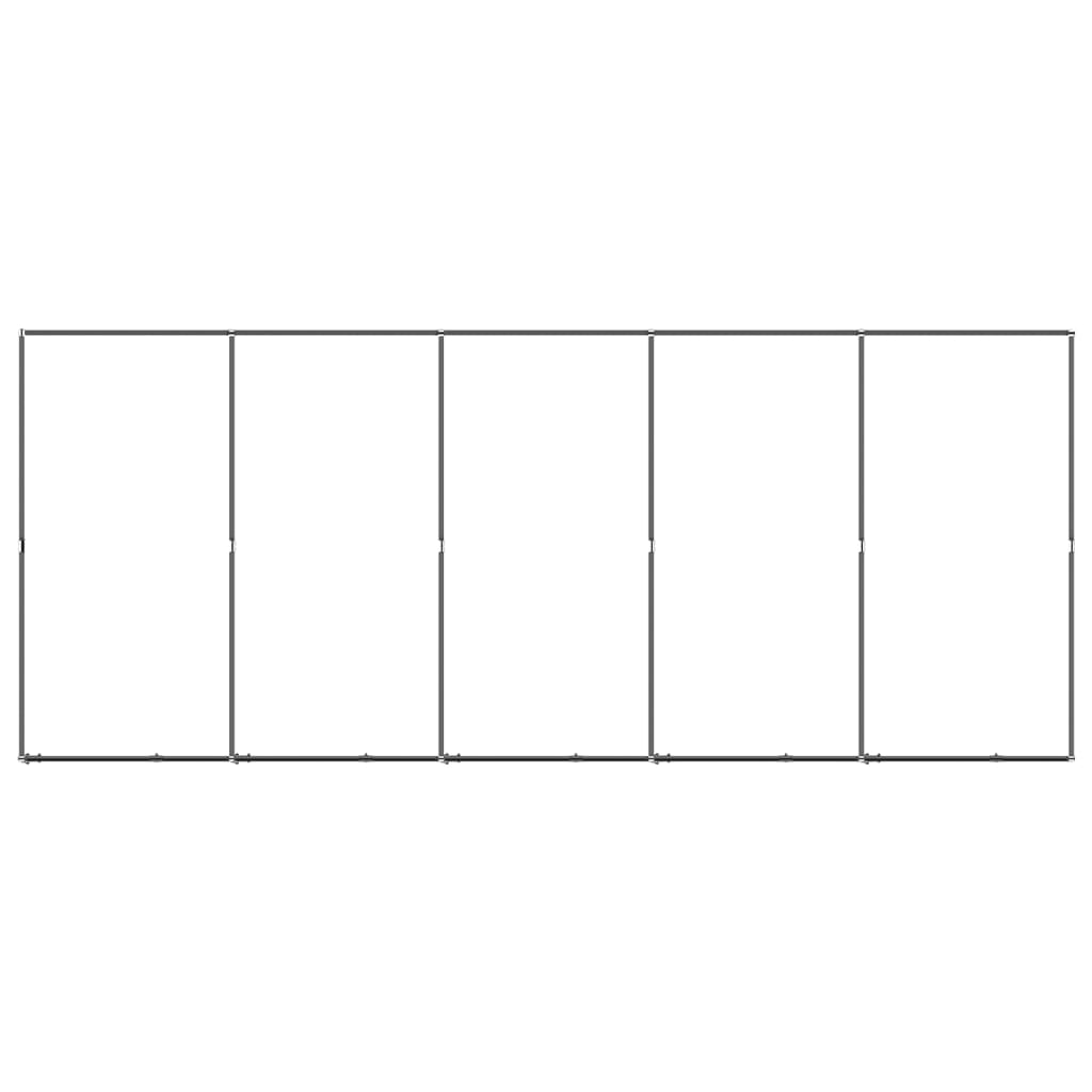 Outdoor Dog Kennel Steel 9.22 m²