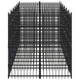 Outdoor Dog Kennel Steel 11.06 m?