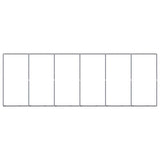 Outdoor Dog Kennel Steel 11.06 m² - Top-Down View