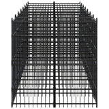 Outdoor Dog Kennel Steel 12.9 m?