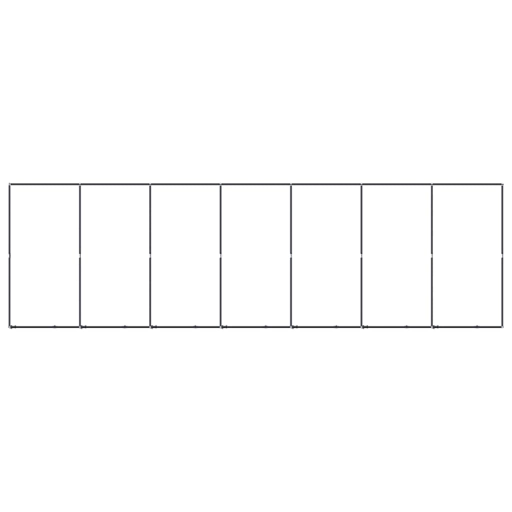 Outdoor Dog Kennel Steel 12.9 m²