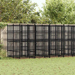 Outdoor Dog Kennel Steel 12,9 m²