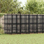 Outdoor Dog Kennel Steel 12,9 m²