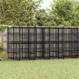 Outdoor Dog Kennel Steel 14.75 m?