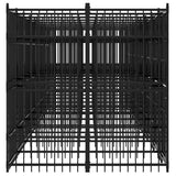 Outdoor Dog Kennel Steel 16.59 m?