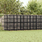 Outdoor Dog Kennel Steel 16,59 m²