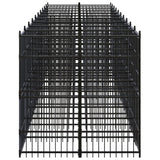 Outdoor Dog Kennel Steel 18.43 m?