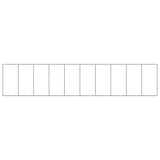 Outdoor Dog Kennel Steel 18.43 m² - Top-Down View