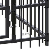 Outdoor Dog Kennel Steel 3.69 m?