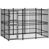 Outdoor Dog Kennel Steel 5.53 m?