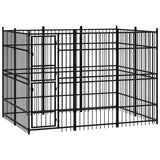 Outdoor Dog Kennel Steel 5.53 m²