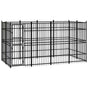 Outdoor Dog Kennel Steel 7,37 m²