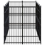 Outdoor Dog Kennel Steel 7,37 m²