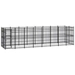 Outdoor Dog Kennel Steel 14,75 m²