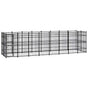 Outdoor Dog Kennel Steel 14,75 m²
